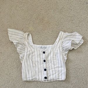Zara Cropped Blouse
